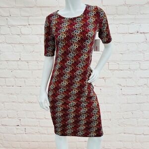 LulaRoe Julia T-Shirt Dress Size M  Short Sleeves Casual
